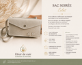 Sac soirée en cuir : "Oria"